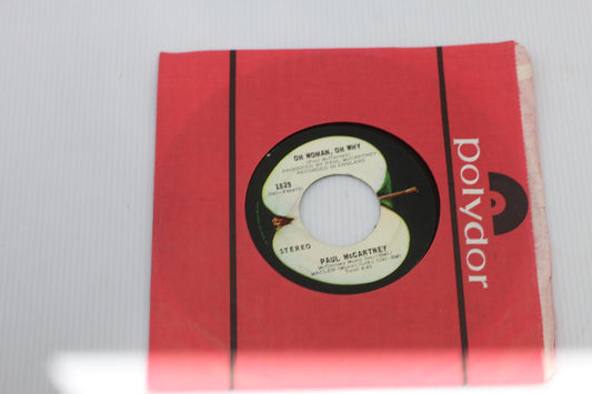 Paul McCartney 45 RPM Vinyl Singles - 'Oh Woman, Oh Why' / 'Another Day'