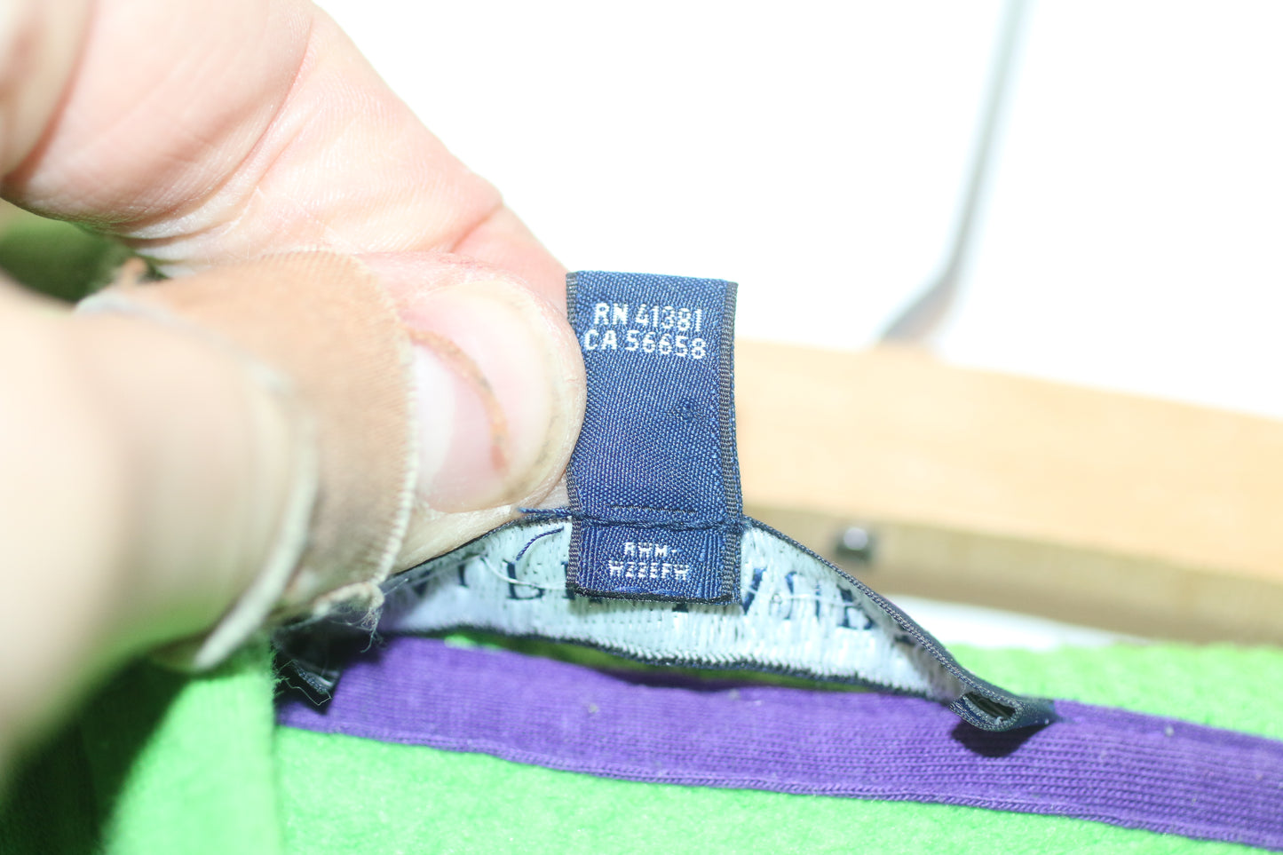 Ralph Lauren Polo Full Zip Hoodie Green Purple Pony – Men’s Medium