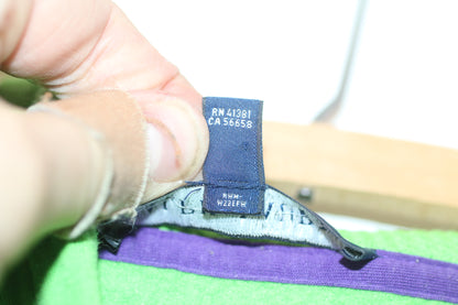 Ralph Lauren Polo Full Zip Hoodie Green Purple Pony – Men’s Medium