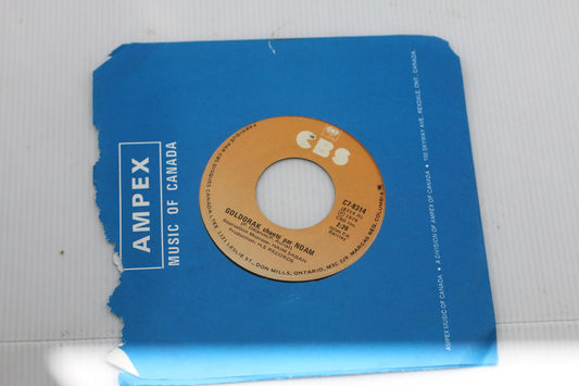 Vintage CBS 45 RPM Vinyl Record - Goldorah by Moean Goldorak noam