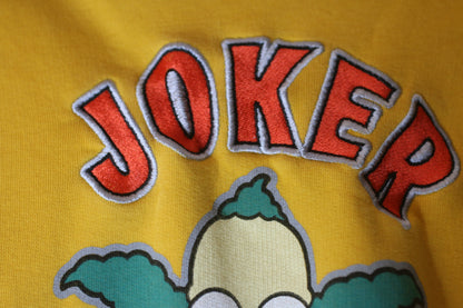 The Simpsons Krusty Joker Yellow Hoodie – 20th Television – Size XL – Used