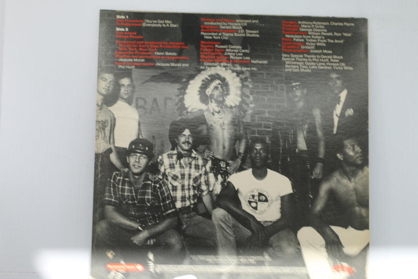 Village People: Self Titled Mini Album LP w/Hit Song San Francisco