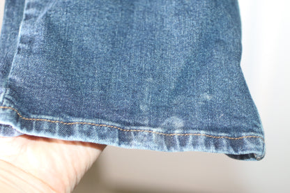 Levi Strauss Signature Straight Leg Jeans Dark Blue Denim W34 L34