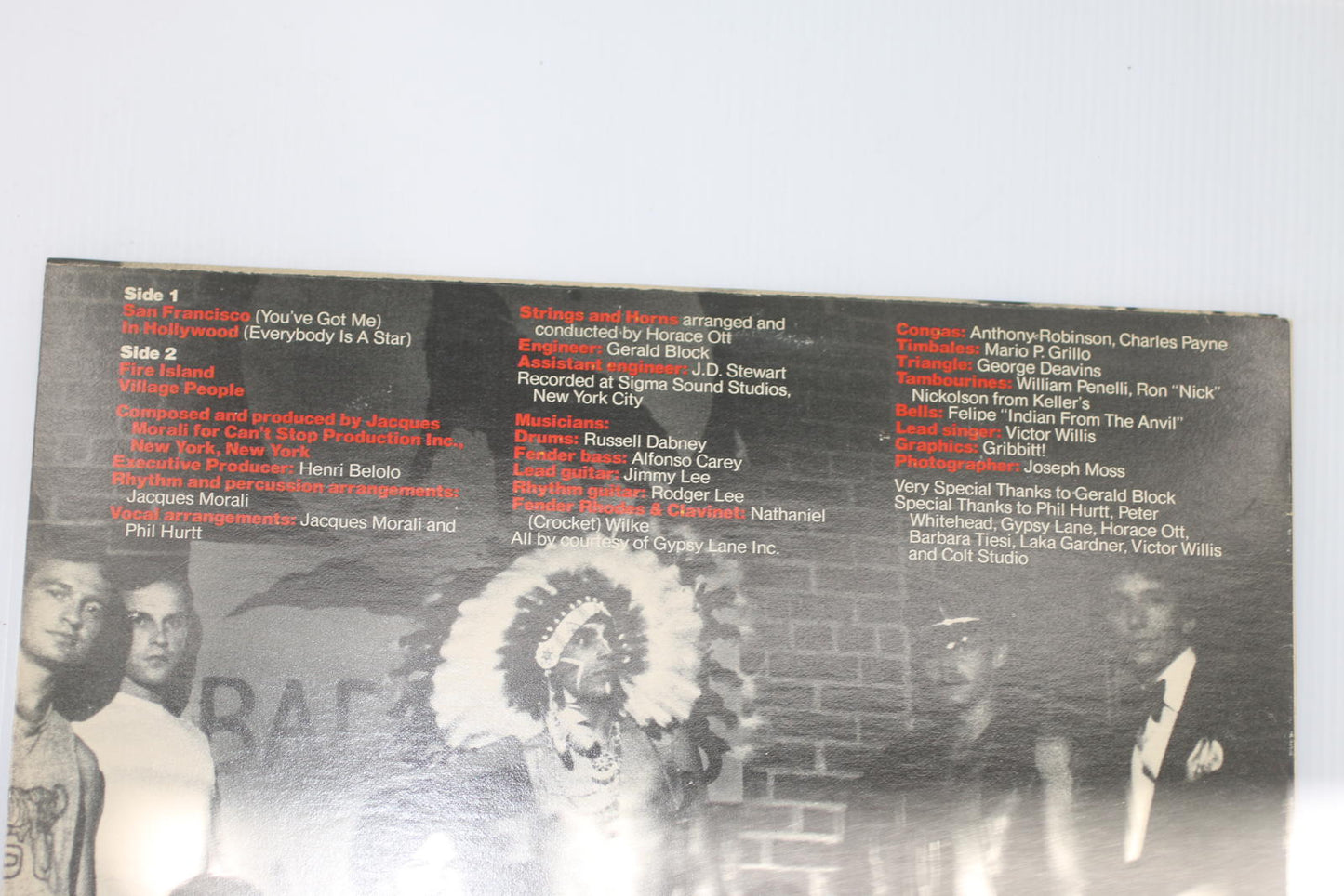 Village People: Self Titled Mini Album LP w/Hit Song San Francisco