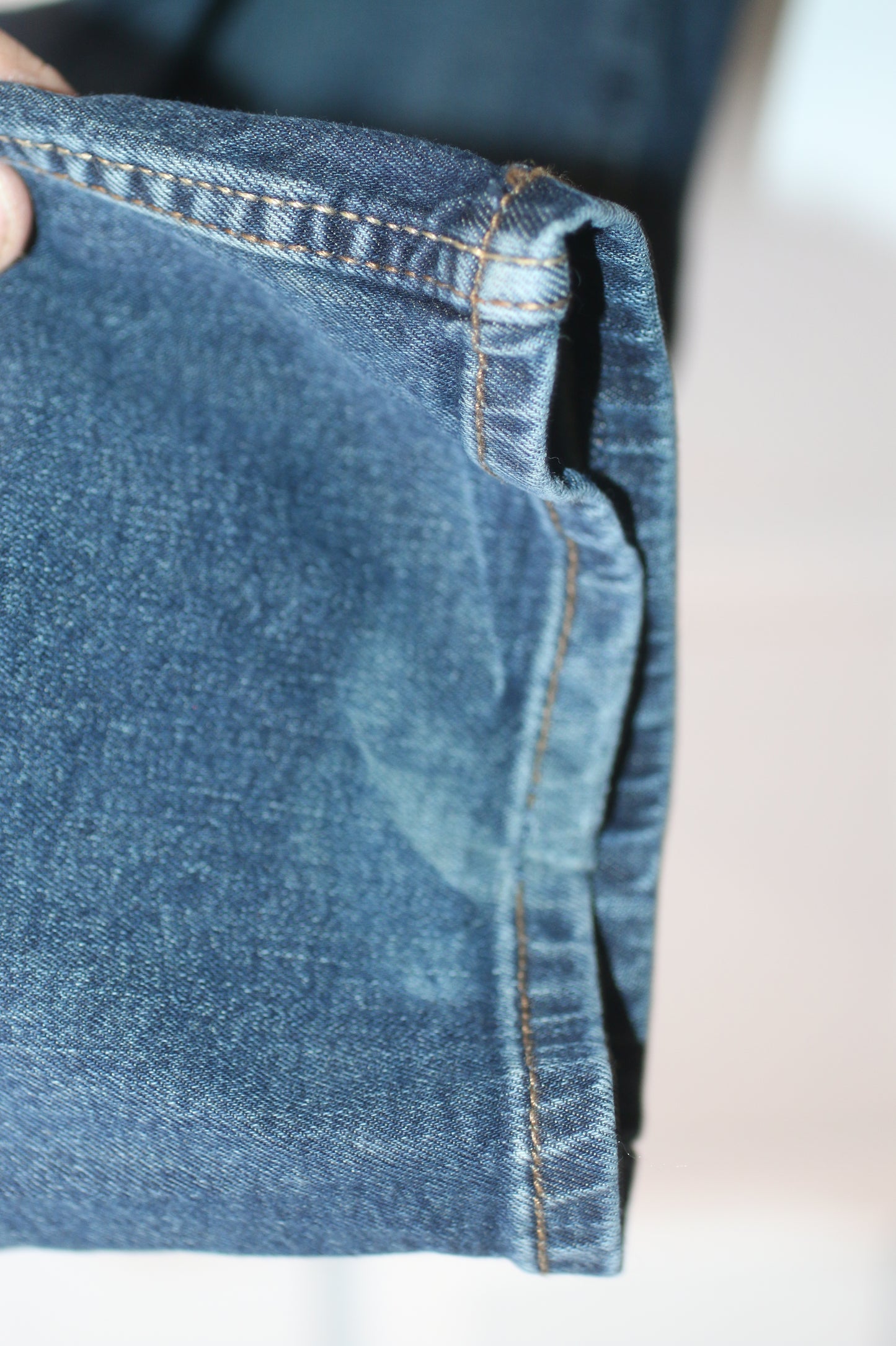 Levi Strauss Signature Straight Leg Jeans Dark Blue Denim W34 L34