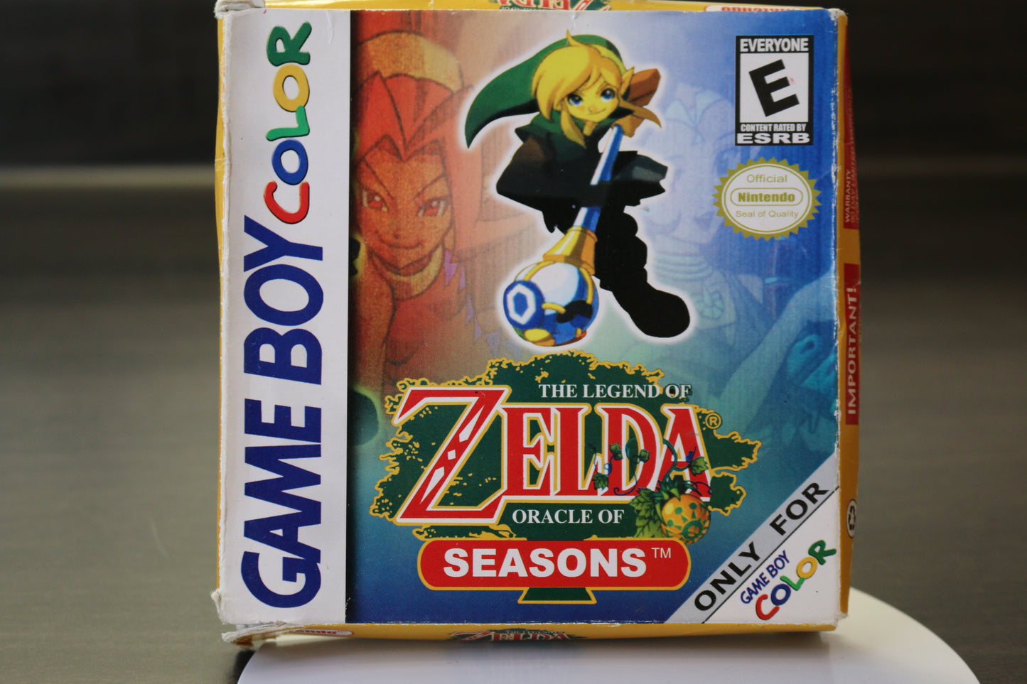 Zelda Oracle of Seasons Nintendo Game Cartridge Gameboy Color 