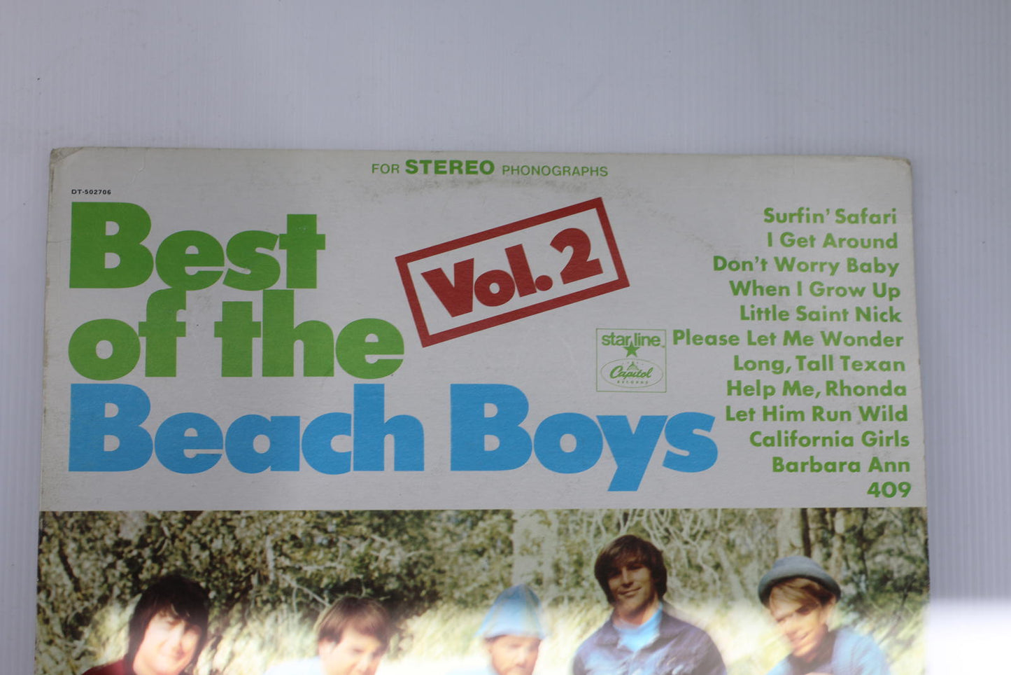 Best of the Beach Boys Vol. 2 Vinyl Record Album