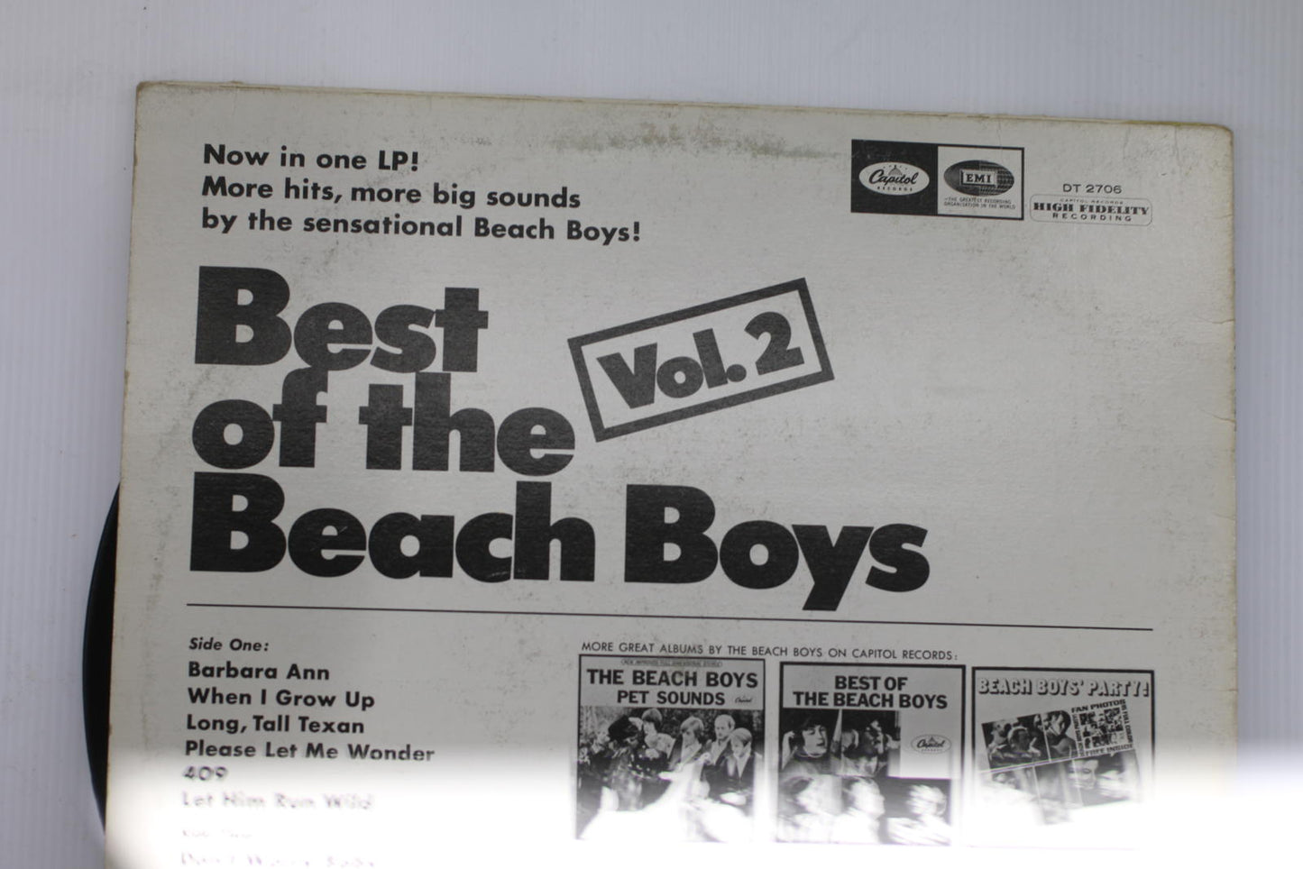 Best of the Beach Boys Vol. 2 Vinyl Record Album