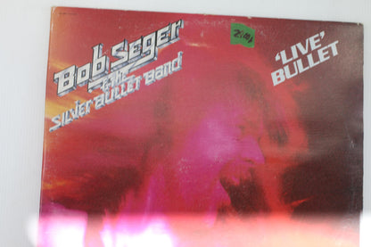 Bob Seger & The Silver Bullet Band - 'Live' Bullet Vinyl Record Album