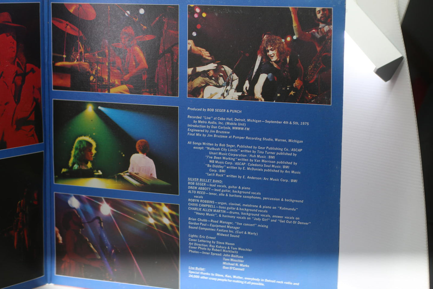 Bob Seger & The Silver Bullet Band - 'Live' Bullet Vinyl Record Album