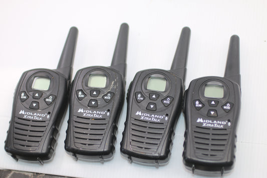 Vintage 4x Midland X-Tra Talk Model LXT380 Walkie talkie