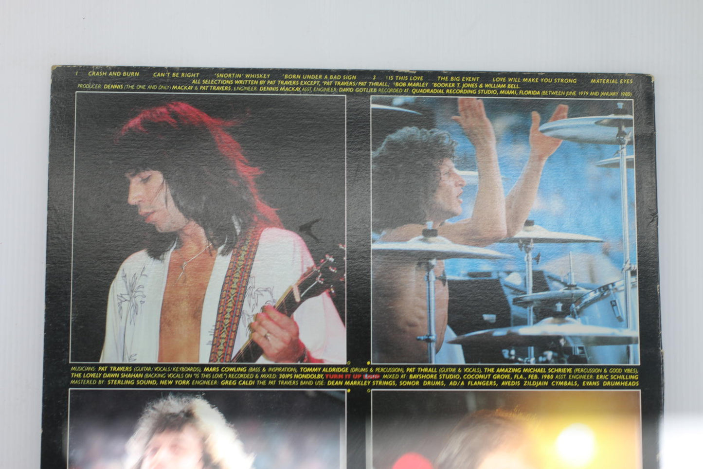 Pat Travers Band - Crash and Burn Vinyl Record Album