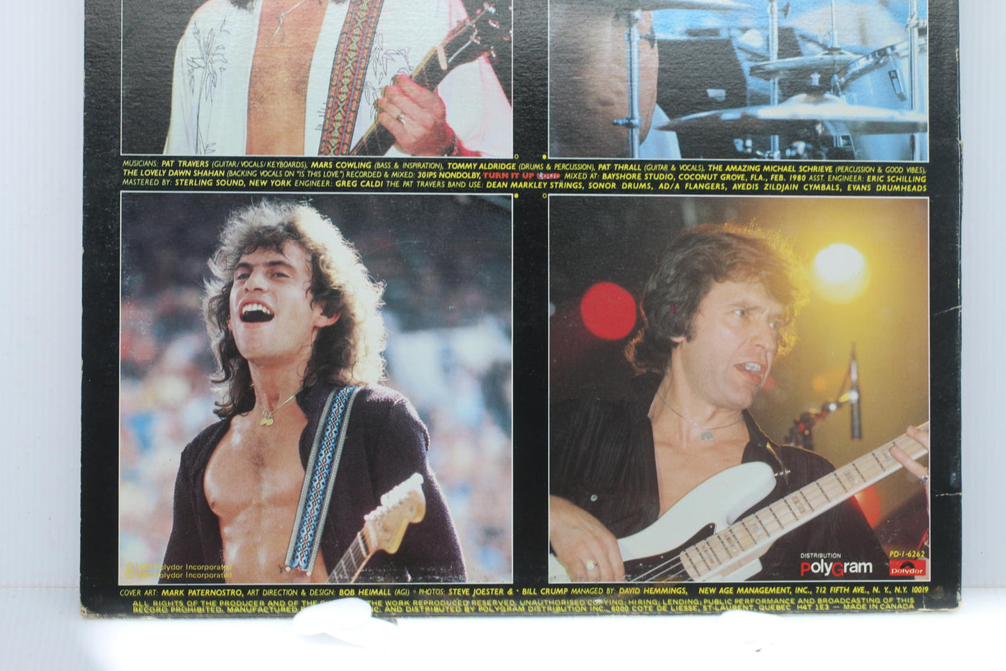 Pat Travers Band - Crash and Burn Vinyl Record Album