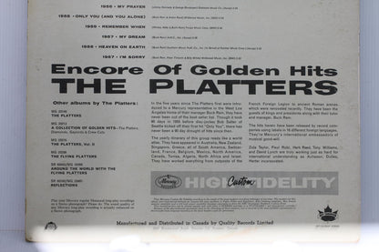 Encore Of Golden Hits - The Platters Vinyl Record Album
