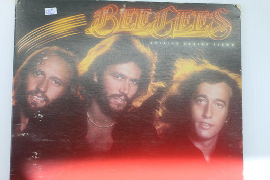 Vintage Band Bee Gees, Spirits Having Flown / Vinyl Record Album 2 sleeve/ 1 cd