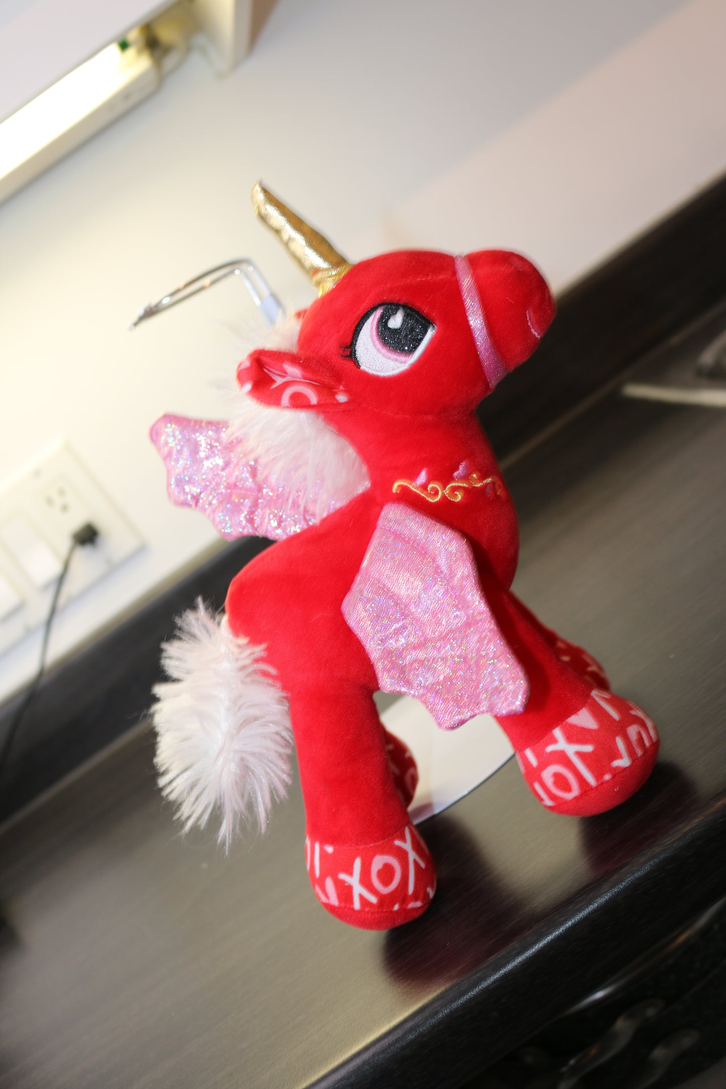 Valentine Plush Unicorn, Personalized Unicorn, Valentine'S Gift For Kids