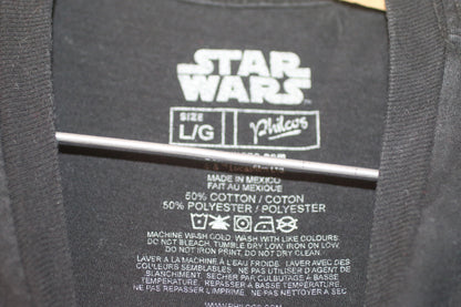 Star Wars Darth Vader Graphic T-Shirt Black Red Large Lucasfilm Tee