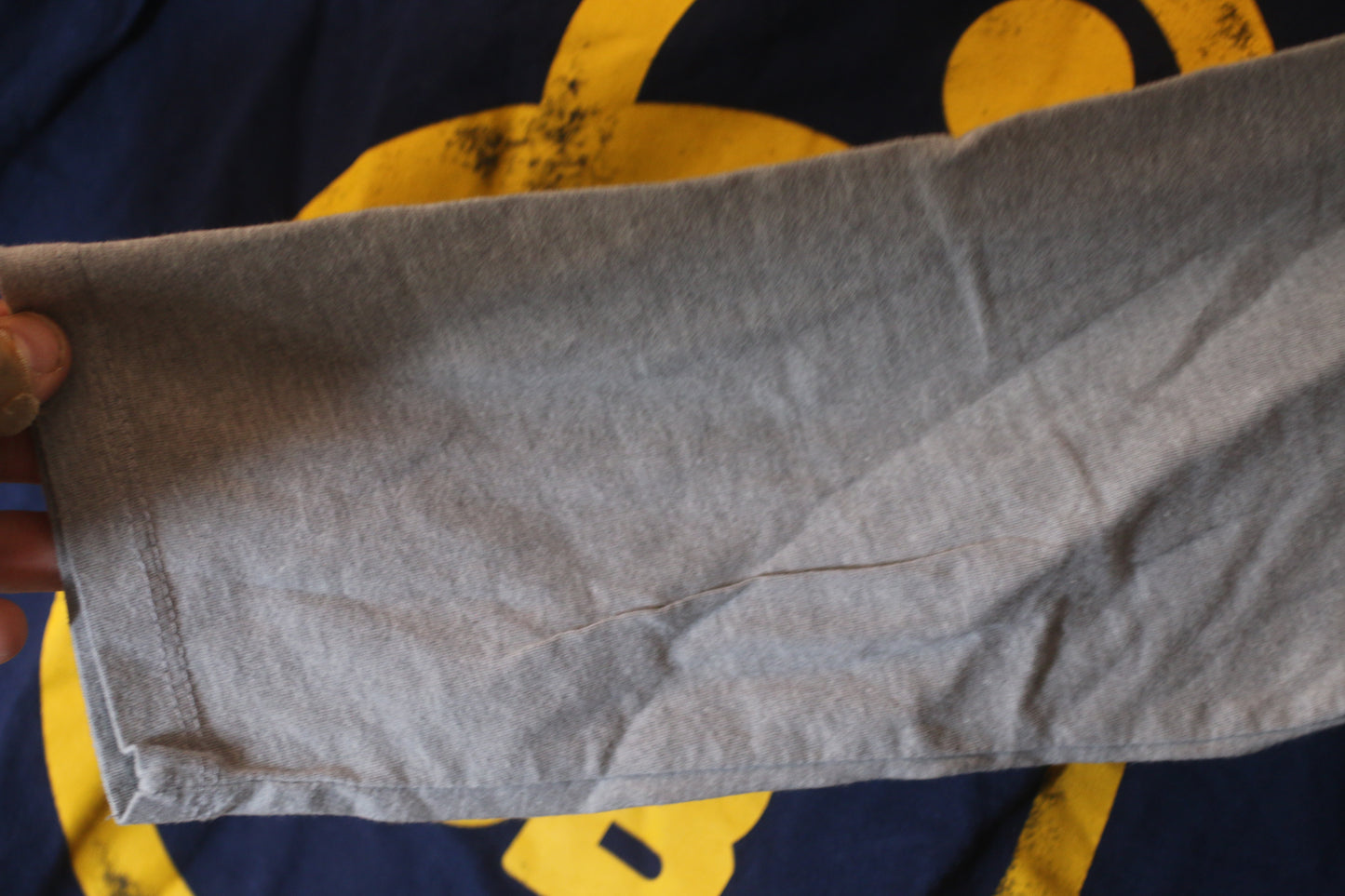 Star Wars BB-8 Raglan 3/4 Sleeve Shirt Navy Grey Large Fifth Sun Lucasfilm