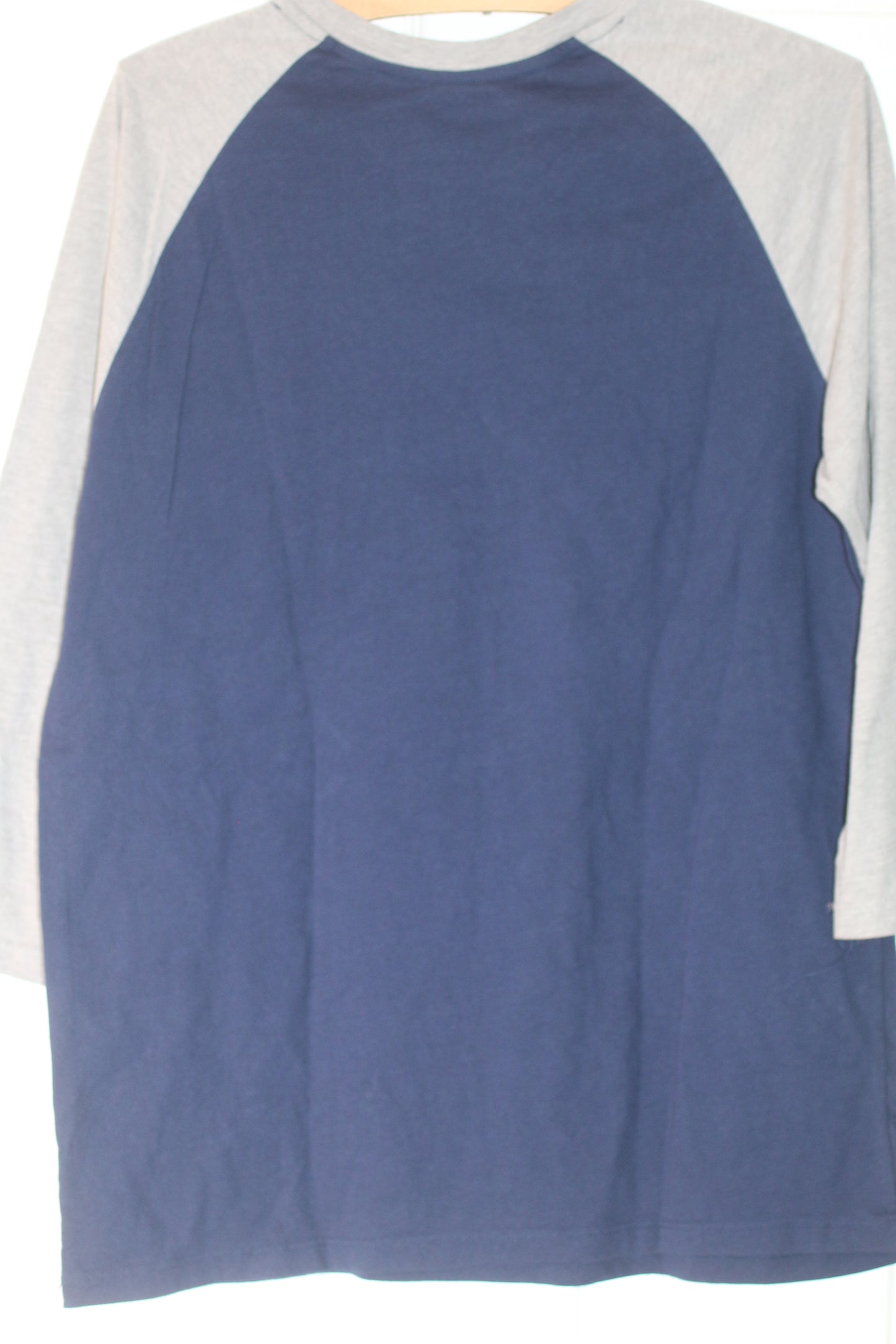 Star Wars BB-8 Raglan 3/4 Sleeve Shirt Navy Grey Large Fifth Sun Lucasfilm