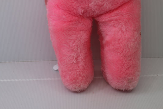 Vintage Pink Teddy Bear Plush Made in Canada Best Made Toys