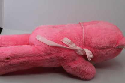 Vintage Pink Teddy Bear Plush Made in Canada Best Made Toys