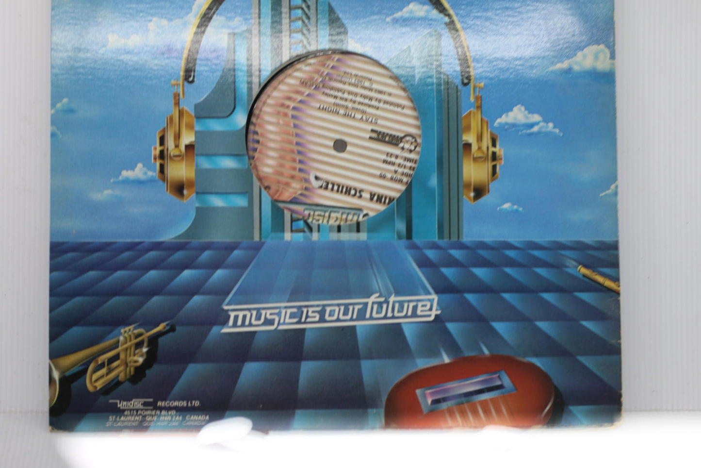 Unidisc Vinyl Record with Music Is Our Future Sleeve Nina Schiller