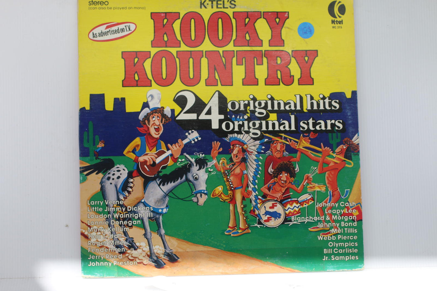 K-Tel's Kooky Kountry 24 Original Hits Vinyl Record Album