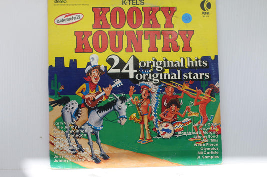 K-Tel's Kooky Kountry 24 Original Hits Vinyl Record Album