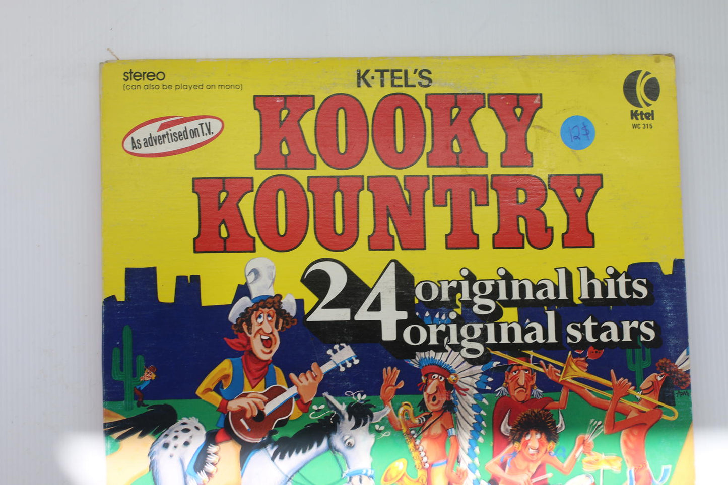 K-Tel's Kooky Kountry 24 Original Hits Vinyl Record Album
