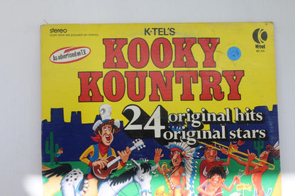 K-Tel's Kooky Kountry 24 Original Hits Vinyl Record Album