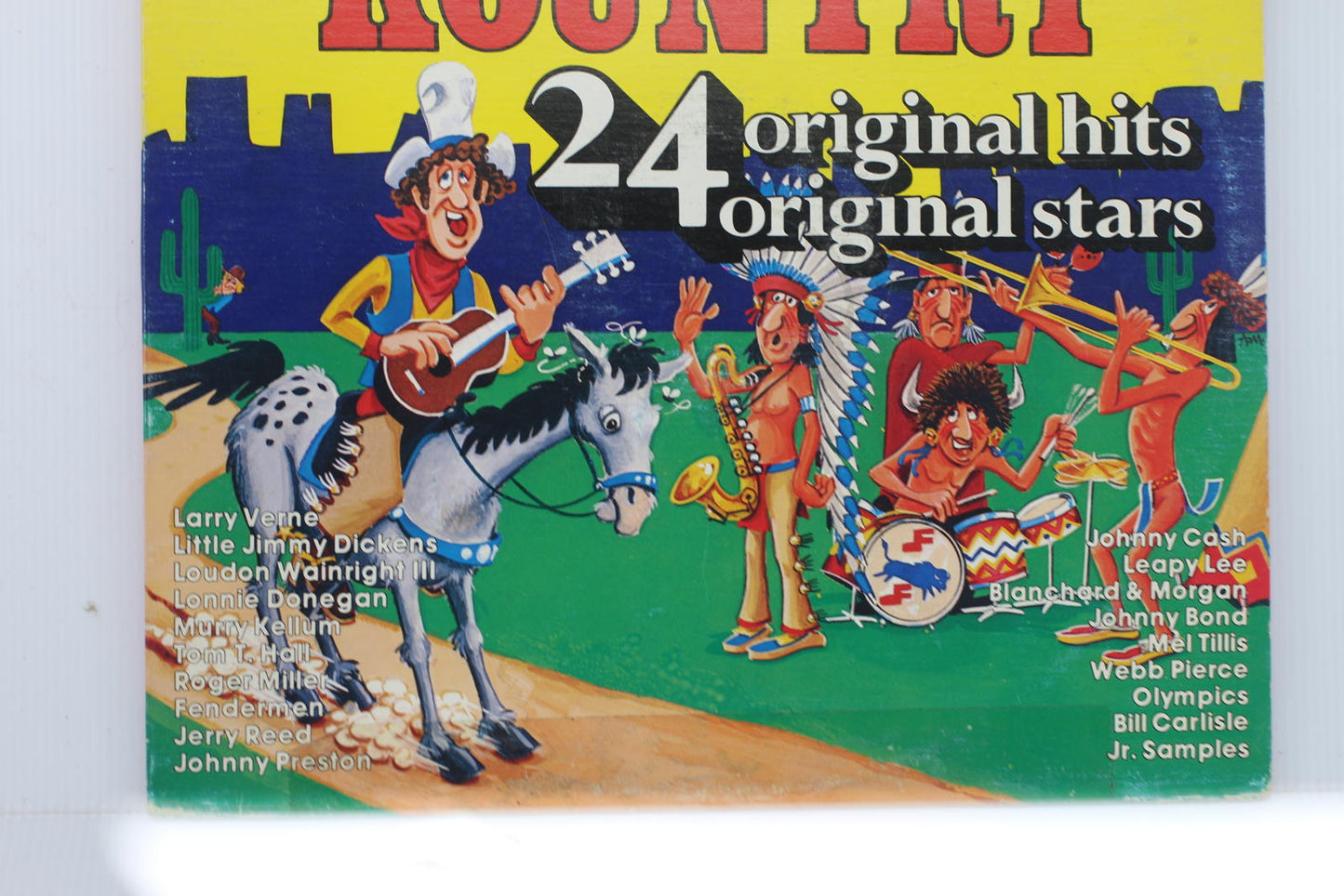 K-Tel's Kooky Kountry 24 Original Hits Vinyl Record Album