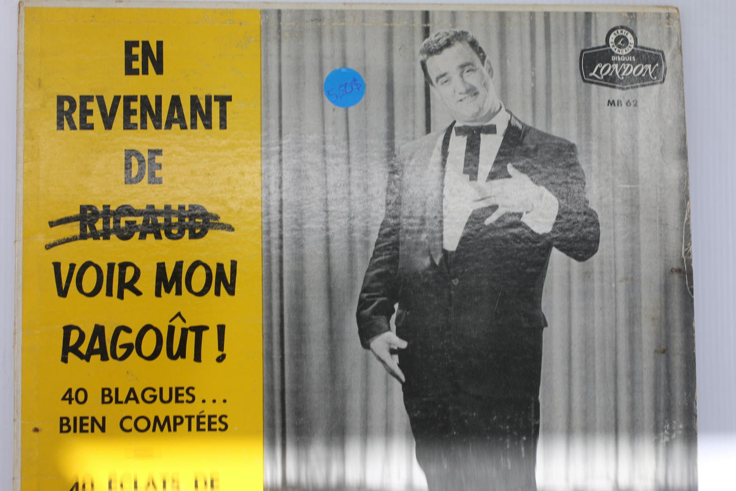 En Revenant de Voir Mon Ragoût! Vinyl Record by Lucien Boyer