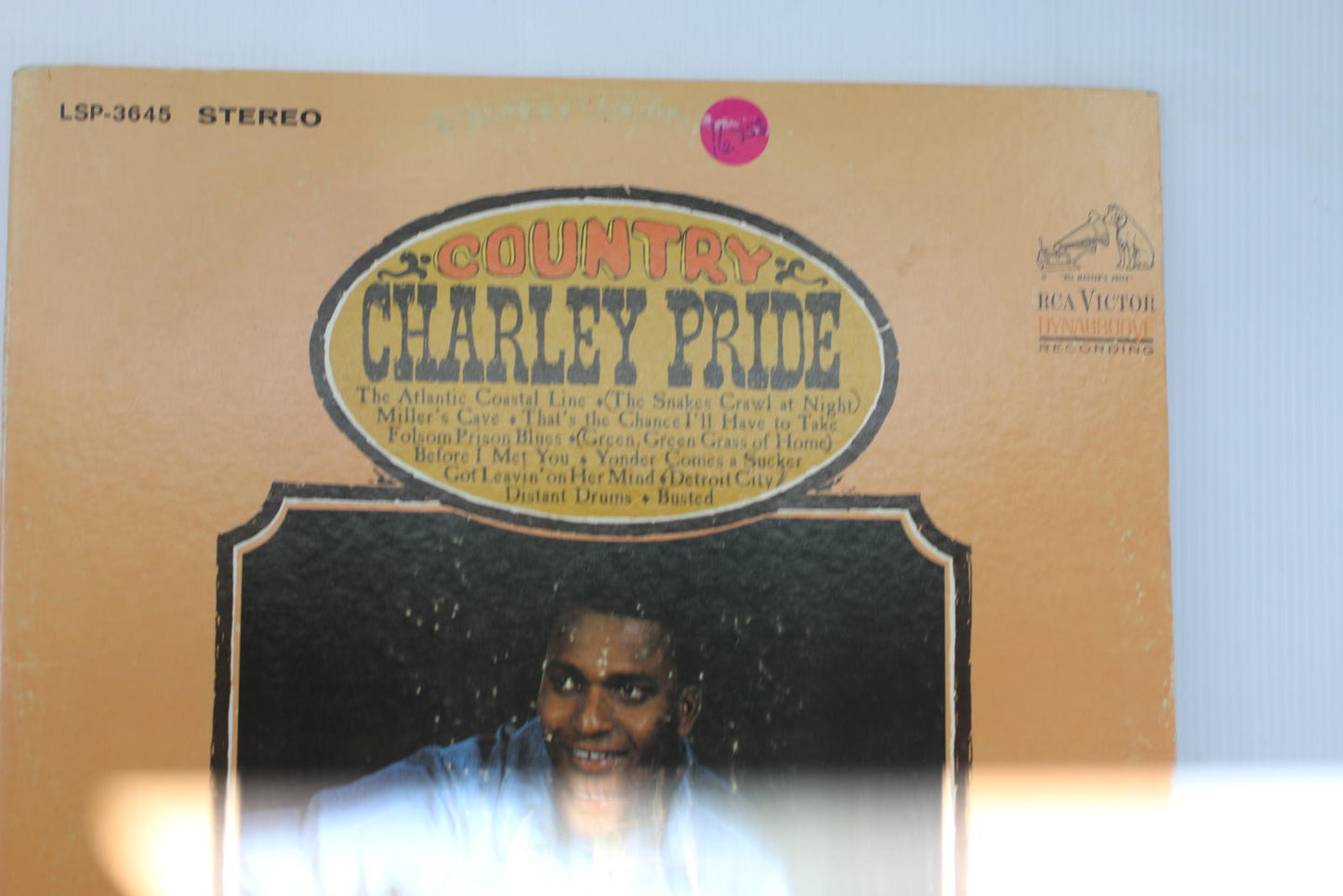 Country Charley Pride Vinyl Record LSP-3645 Stereo