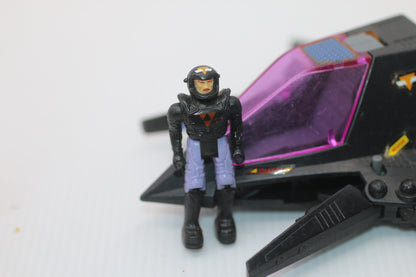 VTG 1986 Coleco Starcom Shadow Parasite Lt Magg Figure Vehicle toy