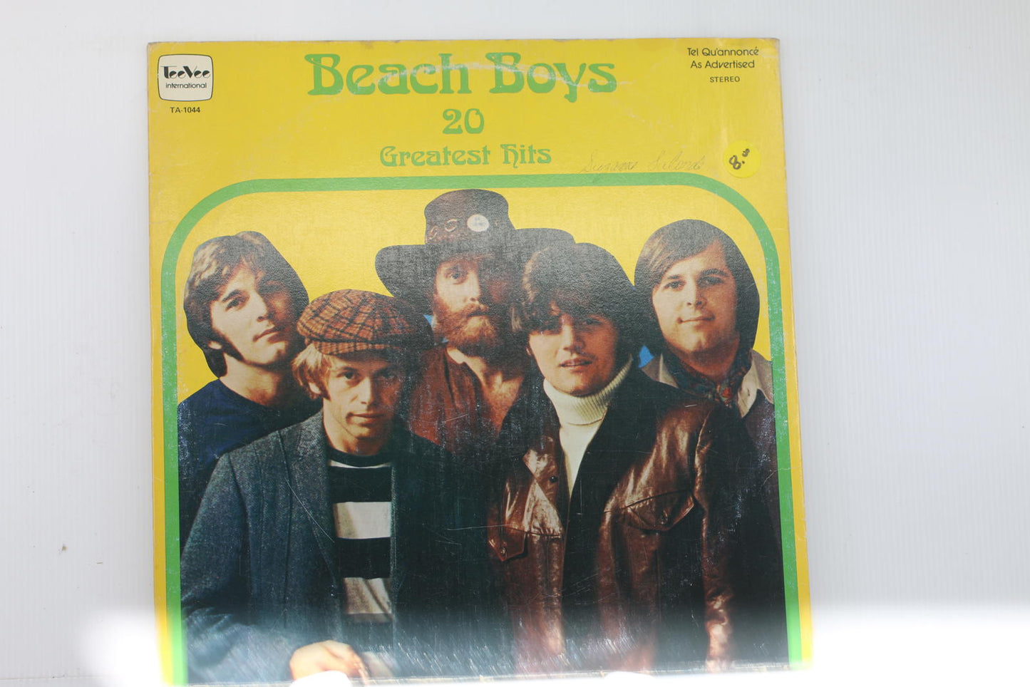 Beach Boys 20 Greatest Hits Vinyl Record Album