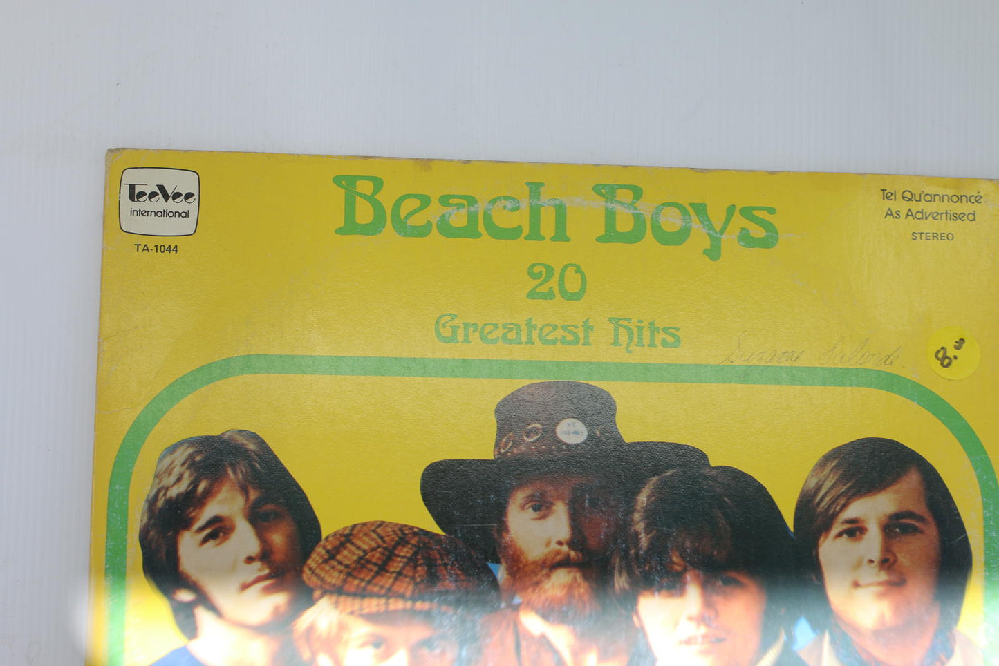 Beach Boys 20 Greatest Hits Vinyl Record Album