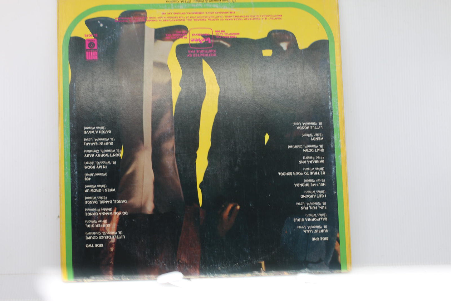 Beach Boys 20 Greatest Hits Vinyl Record Album