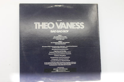 Theo Vaness Bad Bad Boy Vinyl Record Album