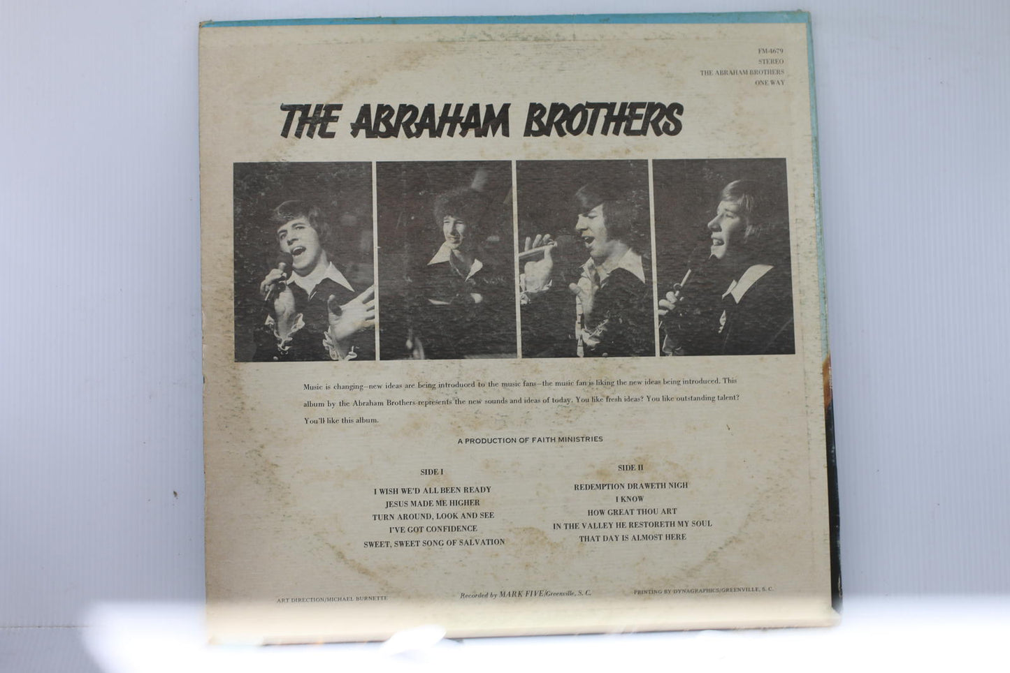The Abraham Brothers Vinyl Record Album