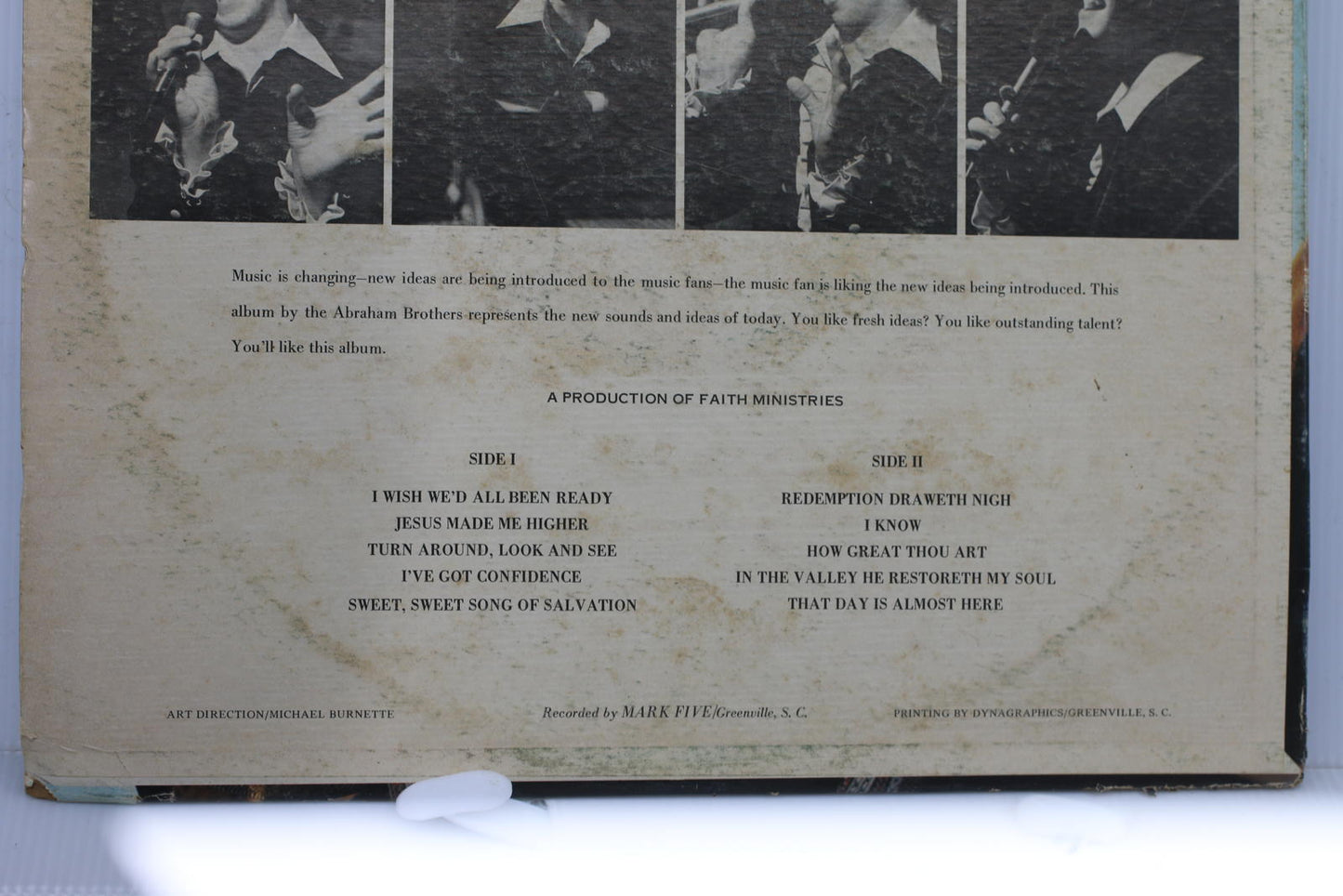 The Abraham Brothers Vinyl Record Album