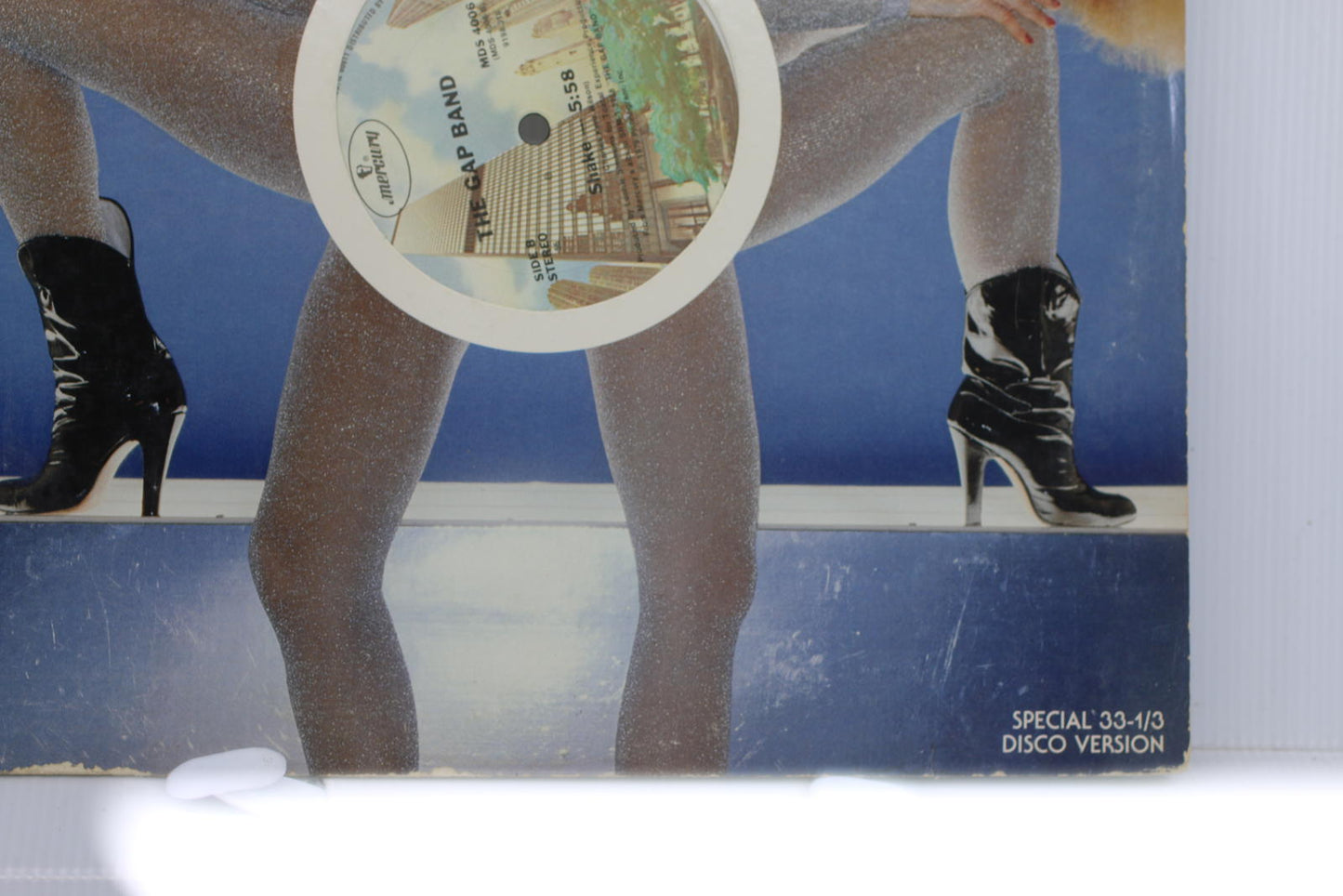 Disco Single Vinyl Record with Sleeve 1979 tHE GAP bAND Bernard LEFEBVRE