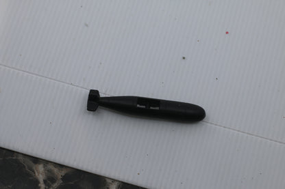 Vintage 1980s Processed Plastic F-16 Fighting Falcon Black BOMB part