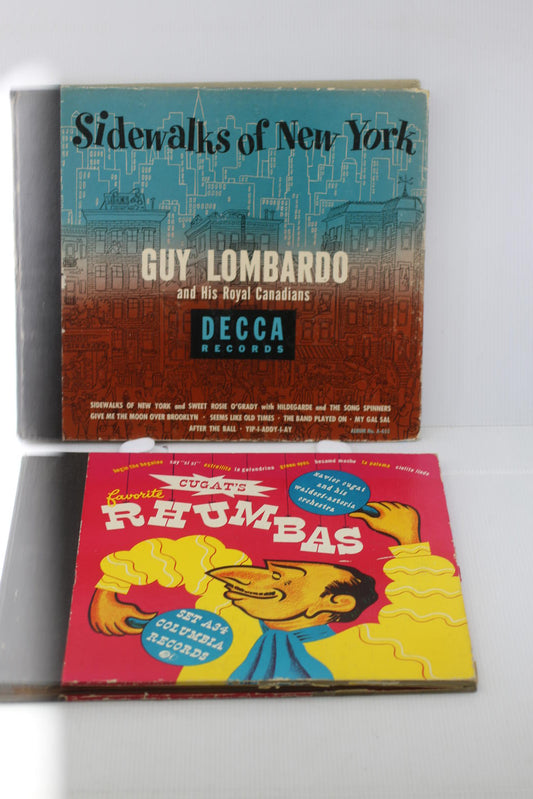 Vintage Vinyl Records: Sidewalks of New York by Guy Lombardo & His Royal Canadi