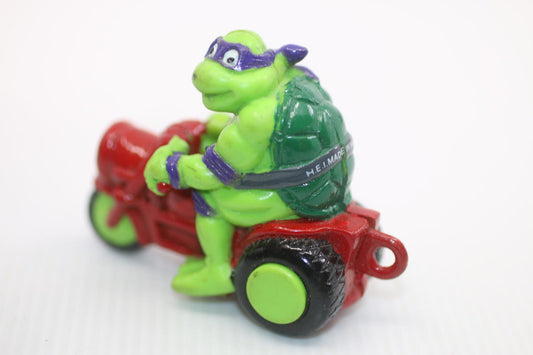 Tmnt Donatello Made In Macau "Dudes" On The Side Keychain/Ornament 1990s HTF WoW