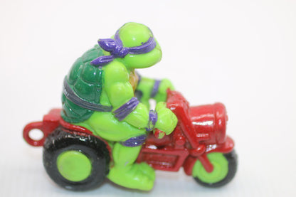 Tmnt Donatello Made In Macau "Dudes" On The Side Keychain/Ornament 1990s HTF WoW