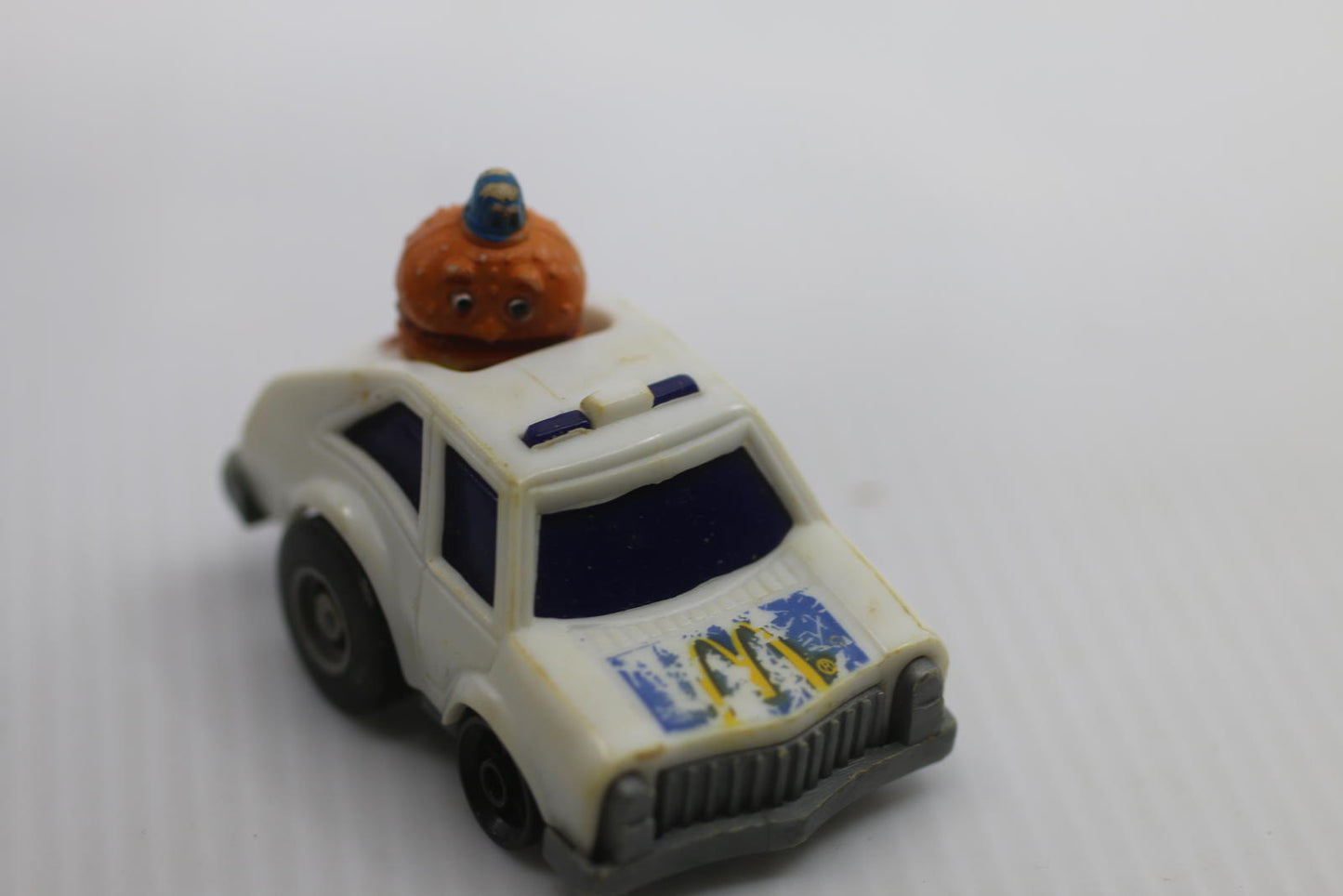 McDonald's Big Mac Pull Back Police Car Toy - 1984 Ertl Vintage!