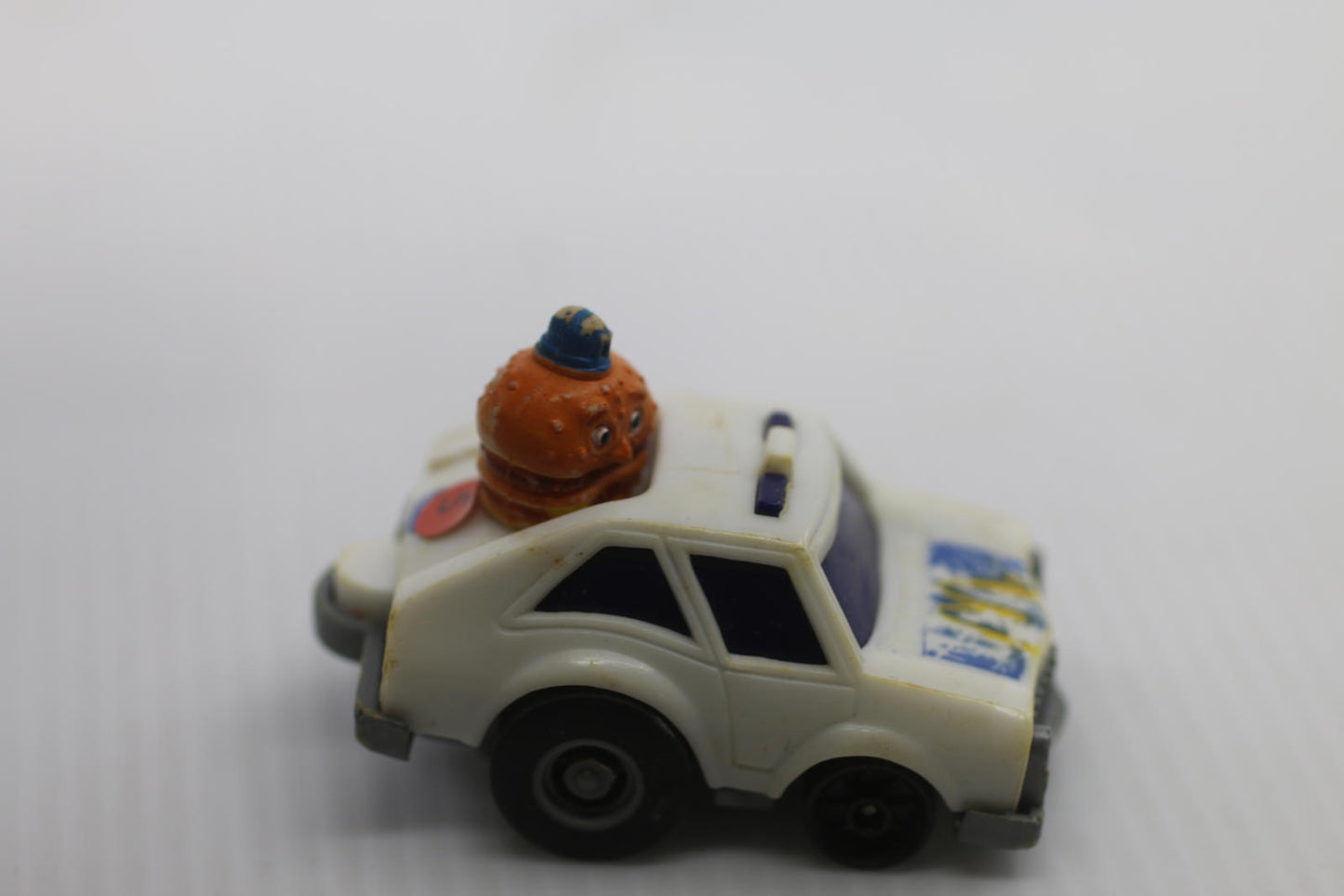 McDonald's Big Mac Pull Back Police Car Toy - 1984 Ertl Vintage!