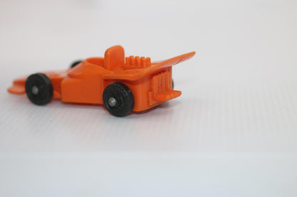 VINTAGE GALANITE SWEDEN RACING CAR FORMULA 1 Orange VINYL 1960s Good Condition