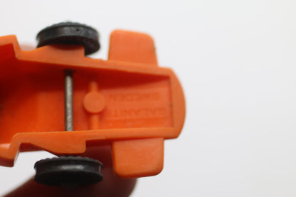 VINTAGE GALANITE SWEDEN RACING CAR FORMULA 1 Orange VINYL 1960s Good Condition