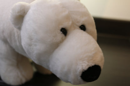 Plush Aurora Toledo Zoo Polar Bear 8" X 18"